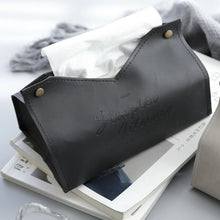 Load image into Gallery viewer, 2019 Leather Tissue Box Holder Cover Napkin Case Table Car Room Office Elegant New PU Tissue Boxes
