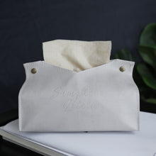 Load image into Gallery viewer, 2019 Leather Tissue Box Holder Cover Napkin Case Table Car Room Office Elegant New PU Tissue Boxes
