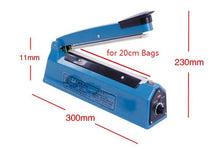 Load image into Gallery viewer, Home use Impulse Sealer Storage Bags Sealing Machine Bags Sealer Clips
