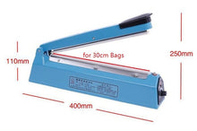 Load image into Gallery viewer, Home use Impulse Sealer Storage Bags Sealing Machine Bags Sealer Clips
